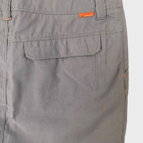 Icebreaker Merino Wool Destiny Mini Skirt Gray Women's Size 8 Hiking Outdoors - Picture 6 of 9